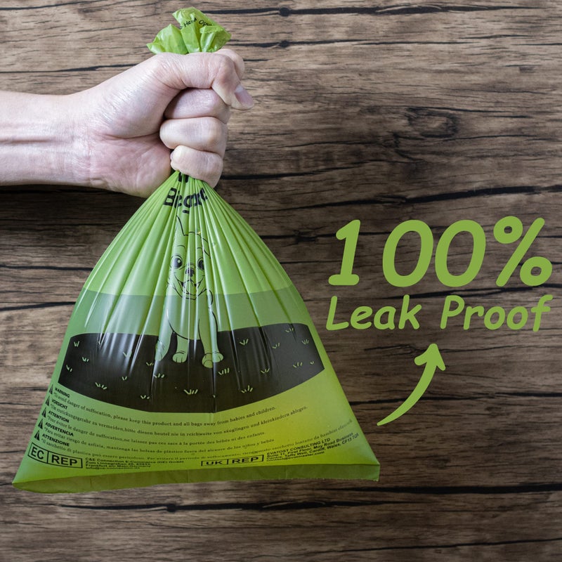 GREENER WALKER Poop Bags for Dog Waste, 1080 Doggy Waste Bags Extra Thick Strong 100% Leak-Proof (Deep Green) - Image 4